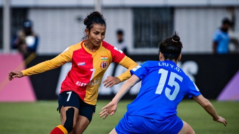 East Bengal lost 0-2 to Wuhan Jiangda in the AFC Women’s League Champions League