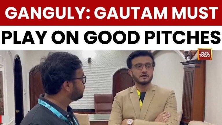 Sourav Ganguly advises Team India to play on good pitches and win Tests in 5 days