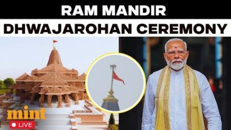 In Ayodhya, PM Modi calls Ram Mandir flag a symbol of struggle, determination and values ​​of Ram Rajya – Key Points | Today’s news