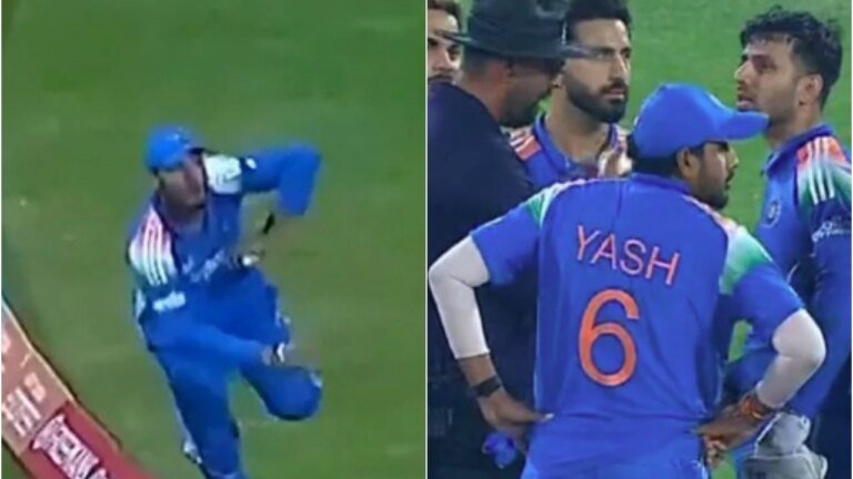 India A vs Pakistan Controversy after Naman Dhir’s catch is overturned: What is the rule?