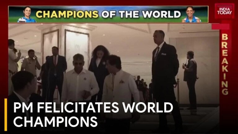 Champions in Delhi: PM Modi pays tribute to India’s World Cup winning women’s cricket team