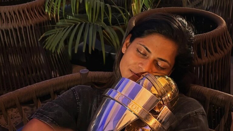 Radha Yadav credits family belief behind India’s World Cup triumph