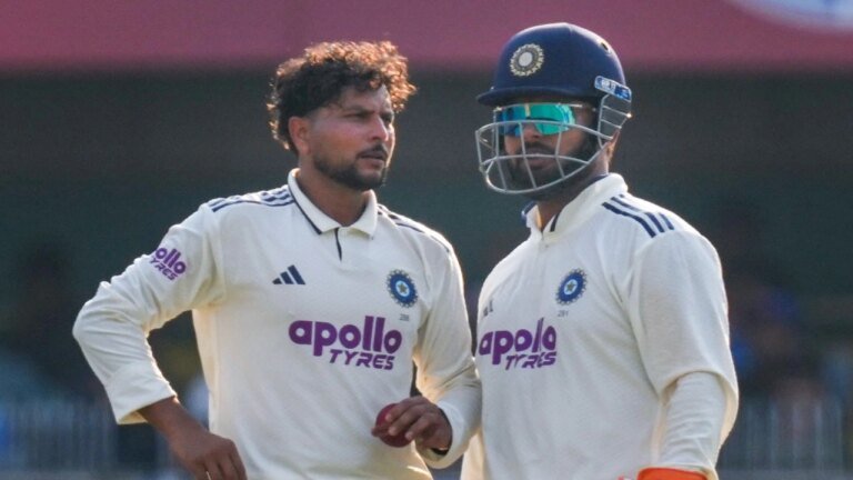 are you kidding Rishabh Pant loses his cool to Kuldeep Yadav in the Guwahati Test