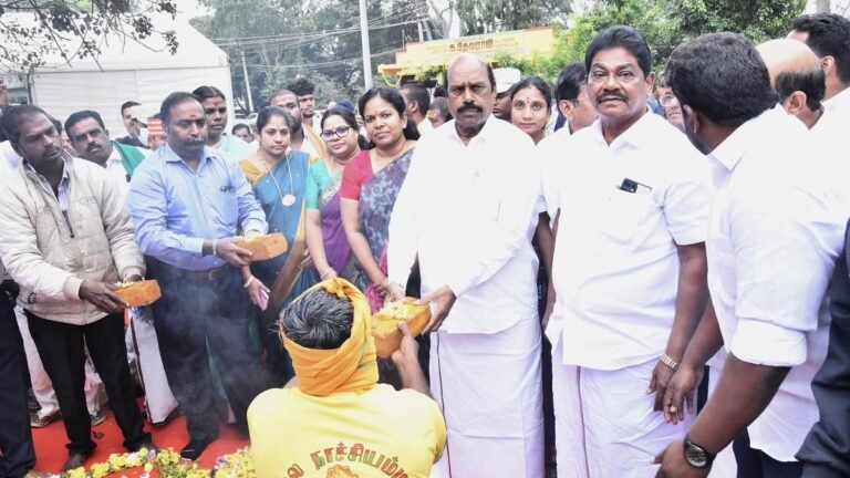 Work begins on laying the first ring road to connect remote tribal villages atop the Yelagiri hills