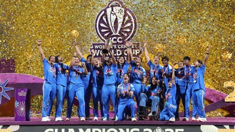 Watch: Harmanpreet Kaur lifts India’s first ever Women’s World Cup trophy