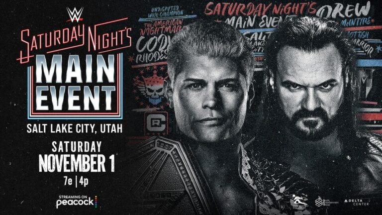 WWE Saturday Night Main Event: Matchcard, live streaming details and more
