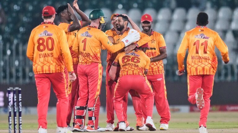 Sikandar Raza’s all-round show helped Zimbabwe stun Sri Lanka by 67 runs in Rawalpindi