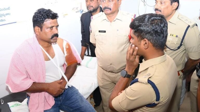 The police shot the suspect with a knife after attacking the inspector