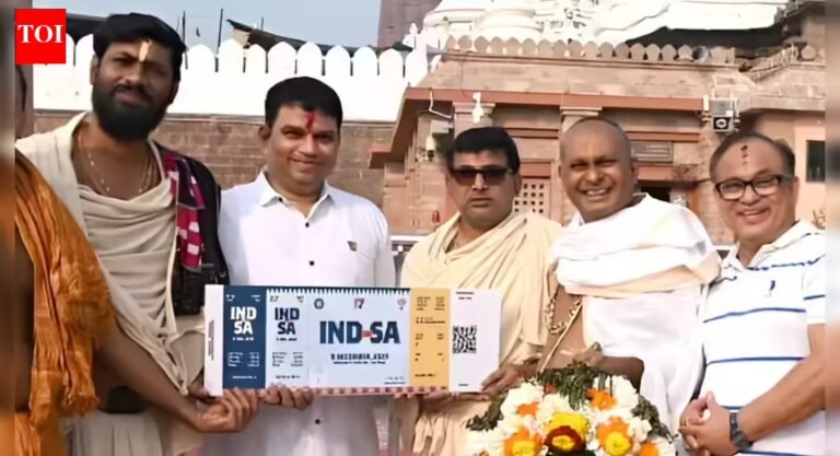 Ticket to the Lord: OCA’s first pass for Cuttack T20 lands at Jagannath Temple; seeks blessing | Cricket News – The Tech Word News