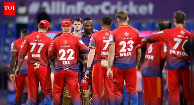 ILT20: Andre Russell’s late onslaught didn’t save the day for Abu Dhabi Knight Riders | Cricket News – The Tech Word News