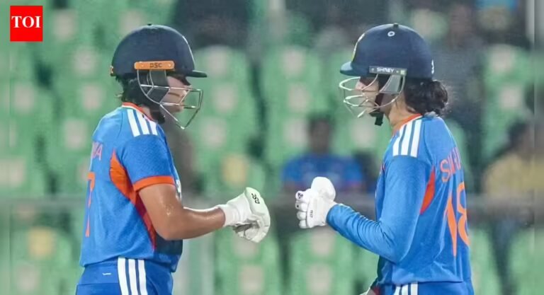 Smriti Mandhana and Shafali Verma run riot as India record highest women’s T20I total | Cricket News – The Tech Word News
