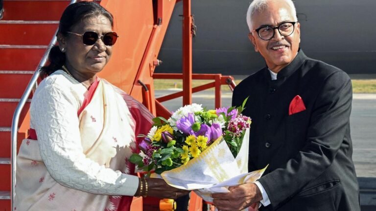 President Murmu visits Manipur amid shutdown