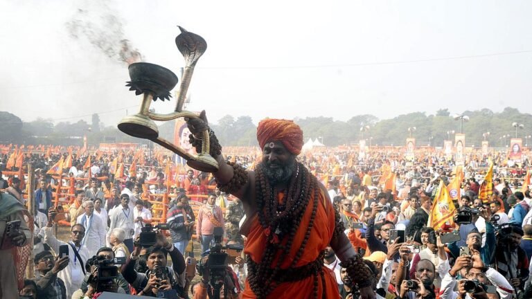 The Gita chanting event in Kolkata is turning into a political show of strength for the BJP