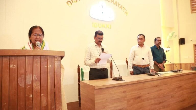 Sheela Stephen elected president of Idukki district panchayat