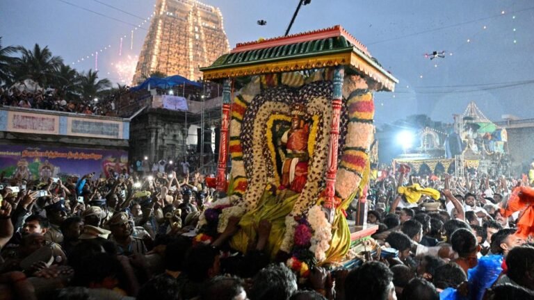On the day of Maha Deepam, festive fervor returns to Tiruvannamalai.