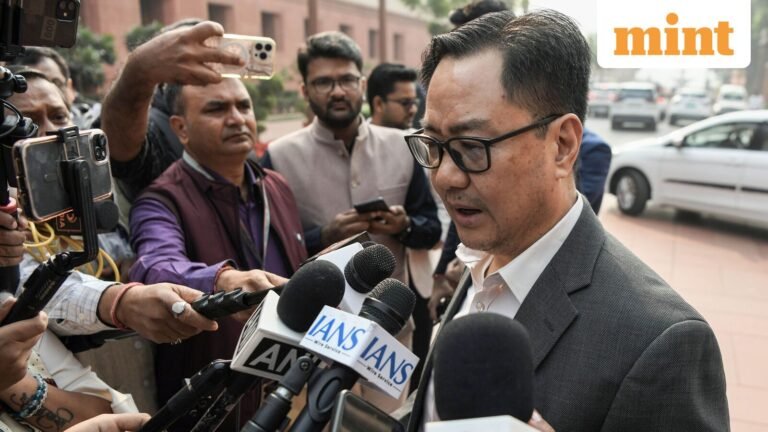 Amid opposition protests, Kiren Rijiju says government is “ready to discuss SIR, but don’t insist…” | Today’s news