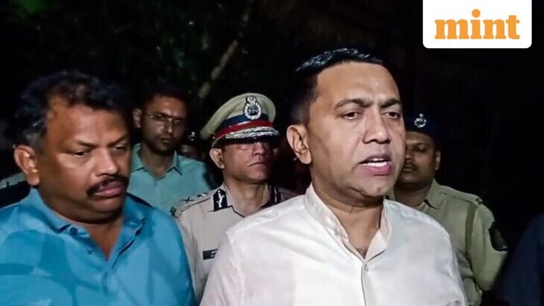 Goa nightclub fire: Magisterial probe ordered, ₹ 5 lakh ex gratia announced by CM Pramod Sawant | Today’s news