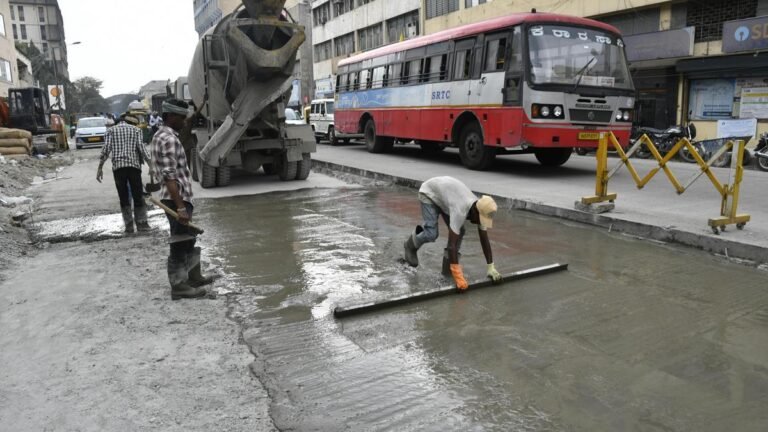 White icing work picks up pace in the GBA limits; construction is underway on 104 sections