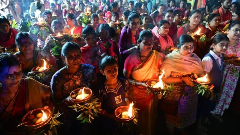 Kalasha Jyoti procession commemorates 44 years of Bhavani Deeksha tradition at Kanaka Durga Temple