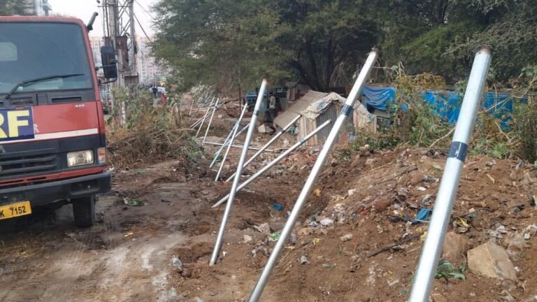 Encroachments of years removed from Durgam Cheruvu