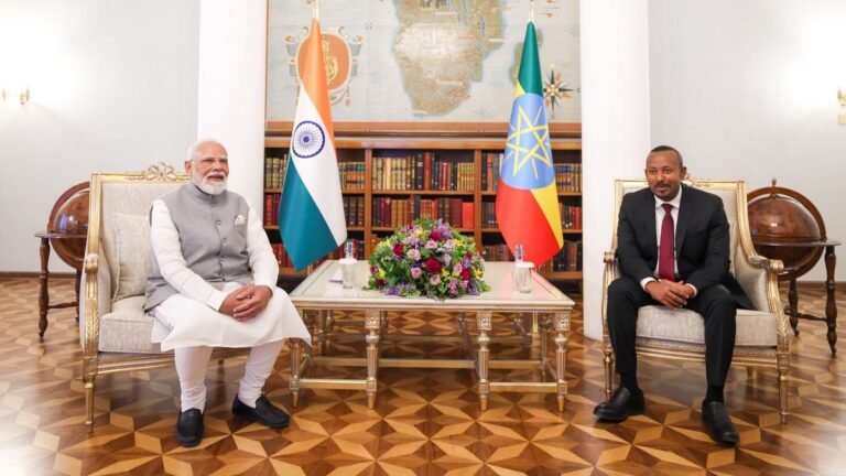 Prime Minister Modi awarded Ethiopia’s highest honor by Prime Minister Abiy Ahmed of Ethiopia