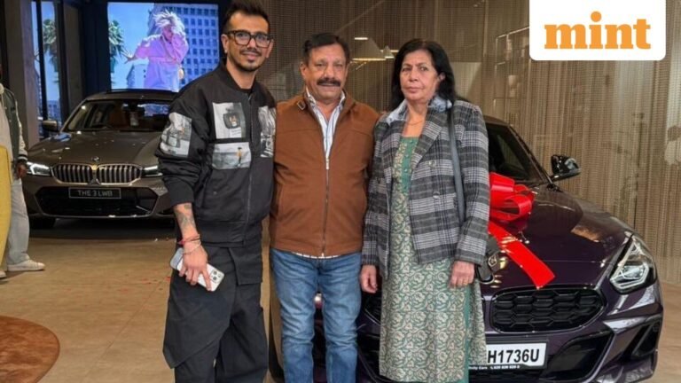 Yuzvendra Chahal adds new BMW to his garage, poses with proud parents: ‘True luxury’ | Today’s news