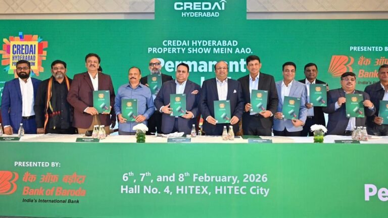 CREDAI Hyderabad Real Estate Show from 6th to 8th February