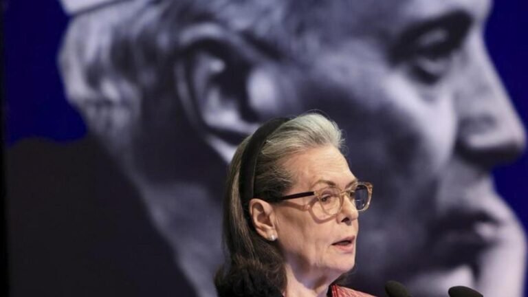 The ruling regime is trying to twist Nehru’s legacy: Sonia Gandhi