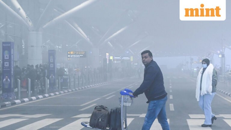 Blinding fog cripples north India’s Delhi as visibility drops, flights hit again – Latest updates from IndiGo, Air India | Today’s news