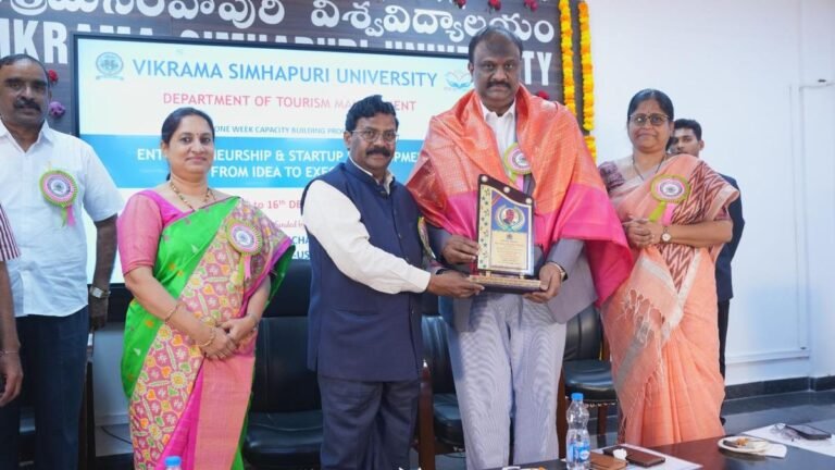 Startup ideas must meet global standards: SVU RUSA CEO