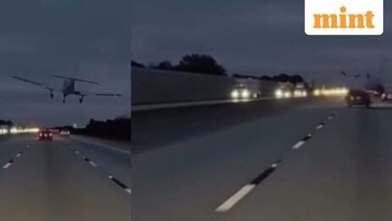Plane crash caught on camera: Moment small plane ‘fell out of the sky’ and hit car on Florida highway – Watch | Today’s news