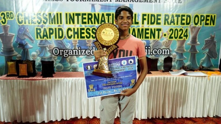 World Rapid C’ships: Goutham Krishna, Carlsen share first lead, Gukesh starts slowly