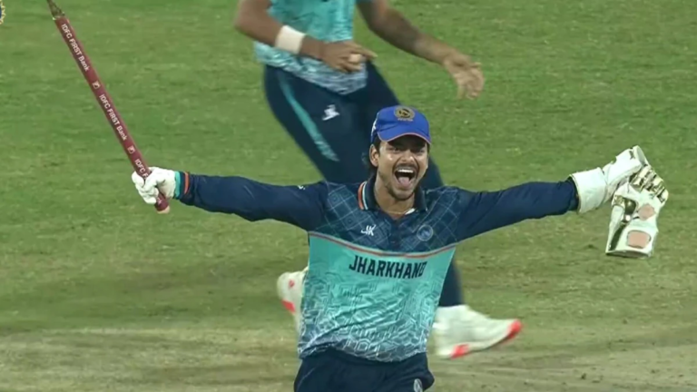 It’s not Rohit or Messi, Ishan Kishan goes desi after Jharkhand’s historic win at SMAT