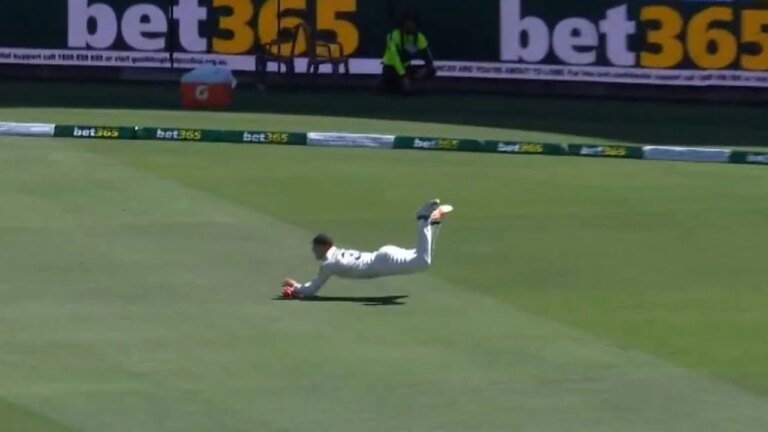 Biggest catch in Ashes history? Marnus Labuschagne’s aerial attempt stuns the fans