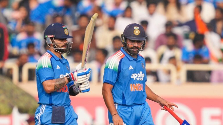 In form Virat Kohli, Rohit Sharma practice hard in the nets ahead of Ranchi ODI