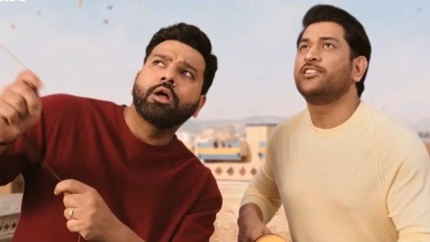 Watch: MS Dhoni and Rohit Sharma flaunt their bromance in new ad