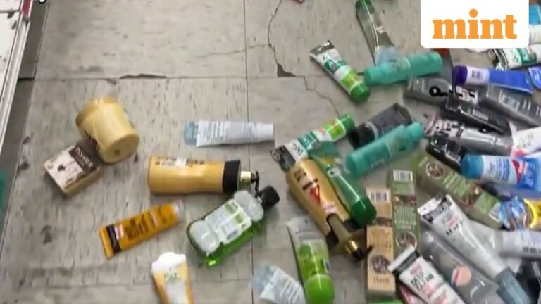 Earthquake today: Buildings shake, shelves collapse as 6.0 quake hits Taipei, Taiwan, impact caught on camera | Today’s news