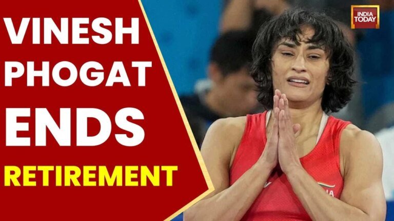 Wrestler Vinesh Phogat retires and sets his sights on the 2028 LA Olympics