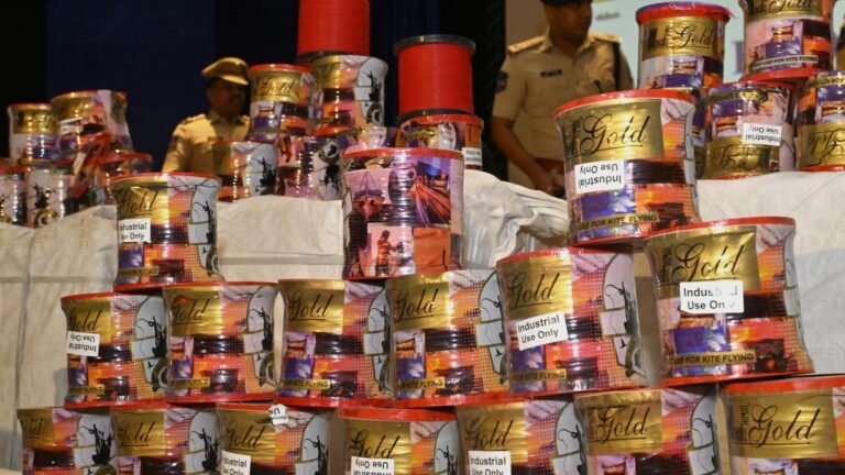 Chinese manjha sold openly in Vizag, 650 rolls seized