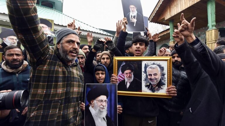 Pro-Iran rallies were held in Kashmir, Kargil