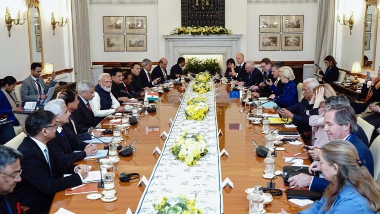 The EU and India pledge to cooperate on the “peaceful uses” of nuclear energy