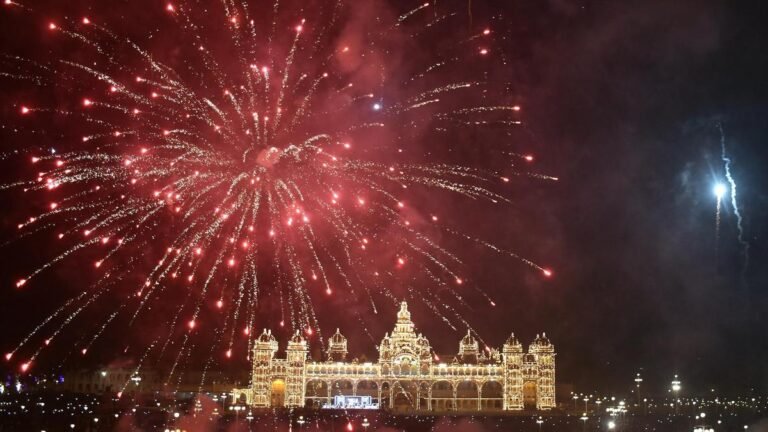Mysuru Palace dazzles as the city welcomes the New Year