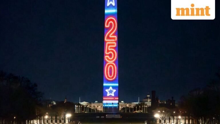 Washington Monument transformed into a giant birthday candle for America’s 250th anniversary | Today’s news