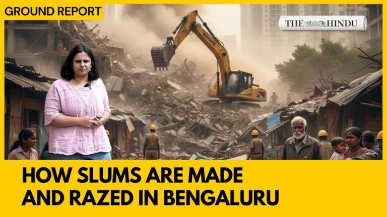Growth and demolition drive Bengaluru’s slums