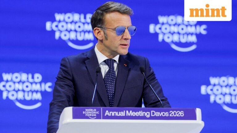 Macron’s ₹70,000 sunglasses at WEF in Davos spark buzz, catch Trump’s eye – ‘What the hell happened?’ | Today’s news