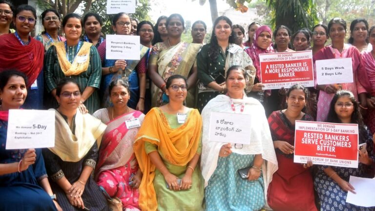 Bank strike paralyzes operations in Telangana