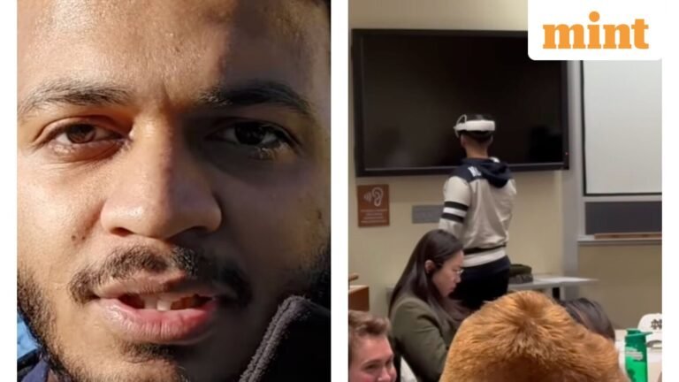 Watch video: Indian student in America stunned as professor hands out VR headset to entire class | Today’s news