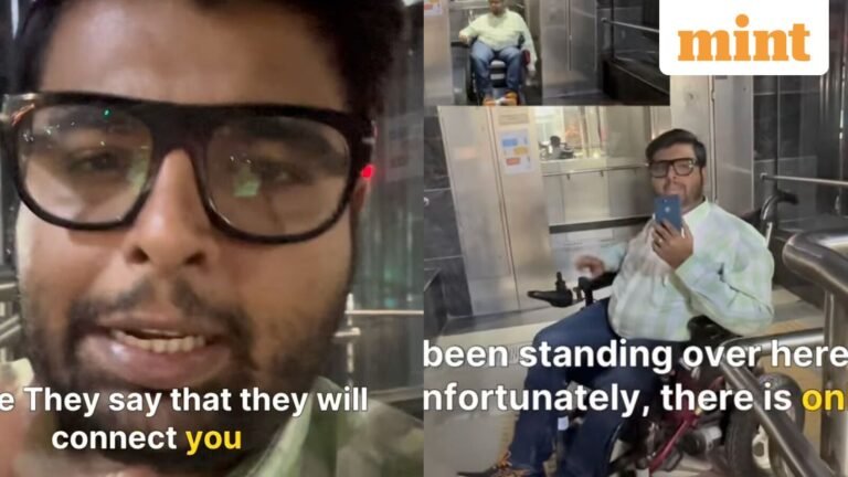 Mumbai lift malfunction leaves wheelchair-using comedian stranded at Worli station: ‘They told him to walk home’ | Today’s news