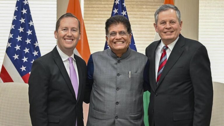 Piyush Goyal meets US Ambassador Gore, Senator Steve Daines; discusses bilateral issues