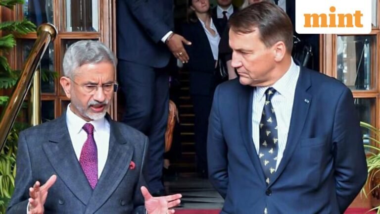 Jaishankar meets Polish Deputy PM Sikorski, discusses bilateral ties, global developments | Today’s news